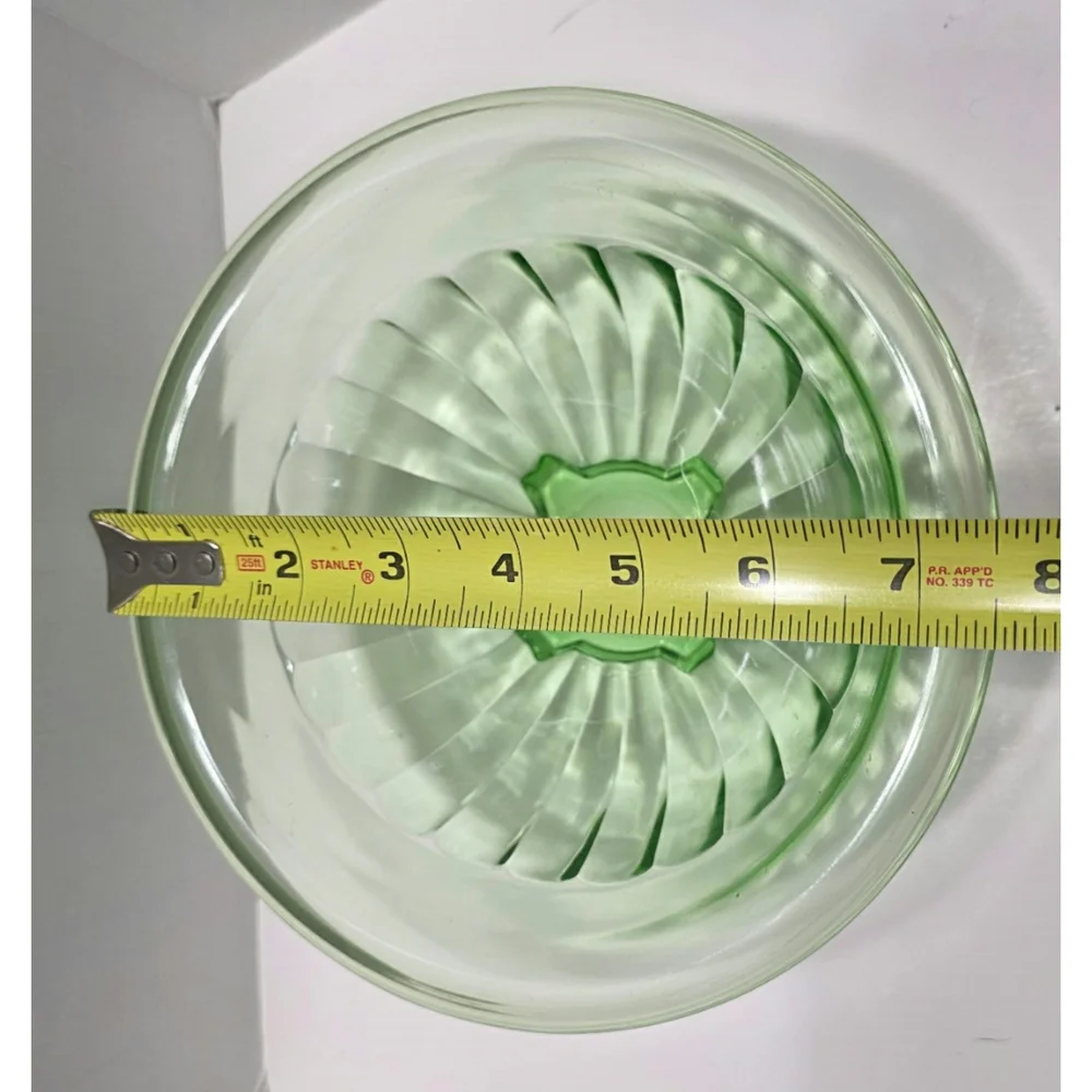 Vintage Hazel Atlas Uranium Glass Bowl